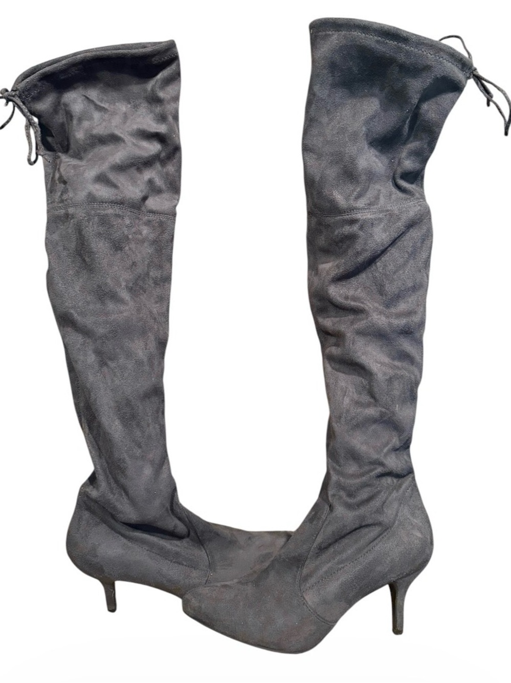💙💚💰BOGO FREE Zigi SoHo Renny Thigh High Vegan Suede Heeled Boots